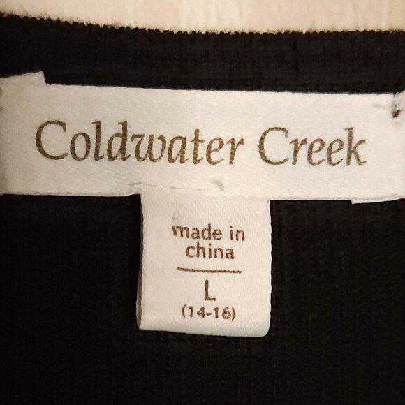 Coldwater Creek New Brown Lightweight Stretchy Vest Large - Picture 4 of 7